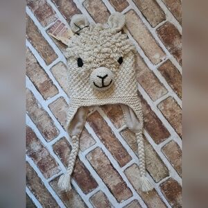 Cozy Cream Alpaca Knit Hat